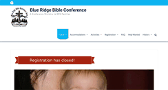 Desktop Screenshot of blueridgebibleconference.org